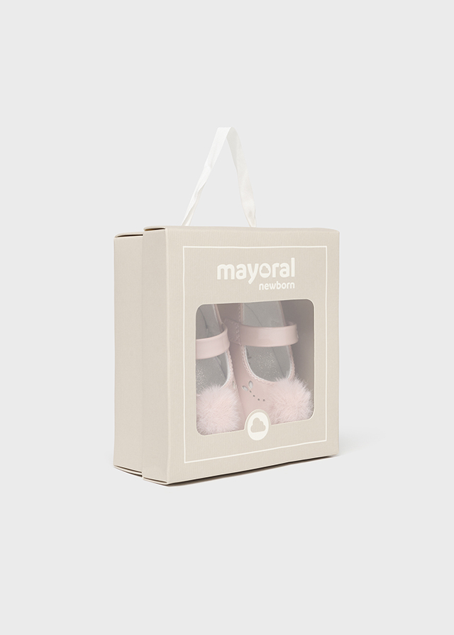 Бебешки лачени буйки в розов цвят Mayoral - 6