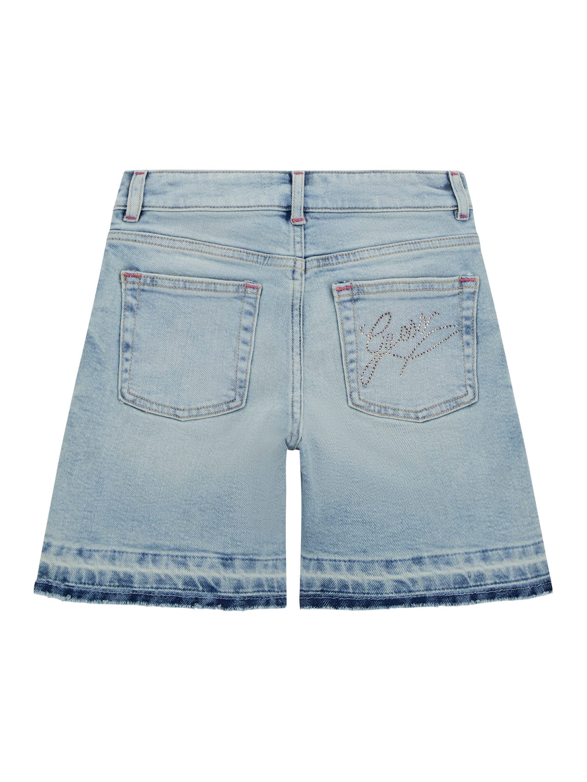 Детски къси дънки от светъл деним Guess - 2