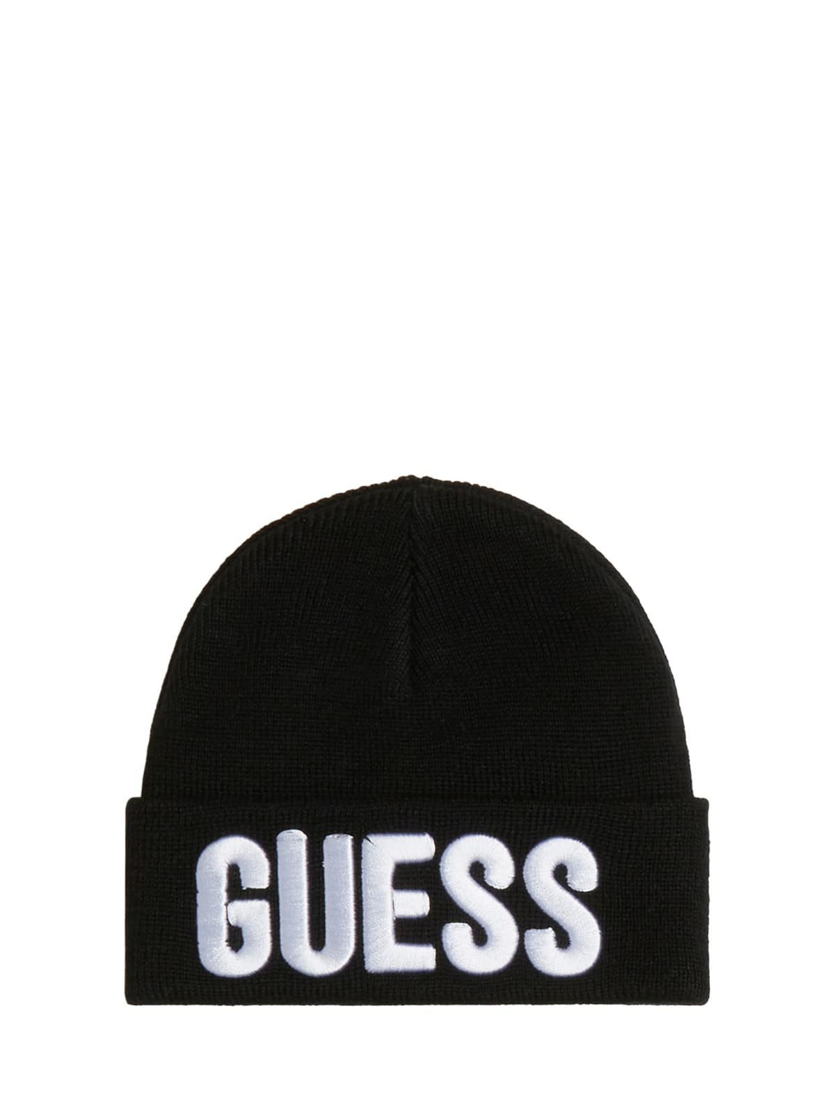 Детска шапка в черен цвят с бродерия Guess