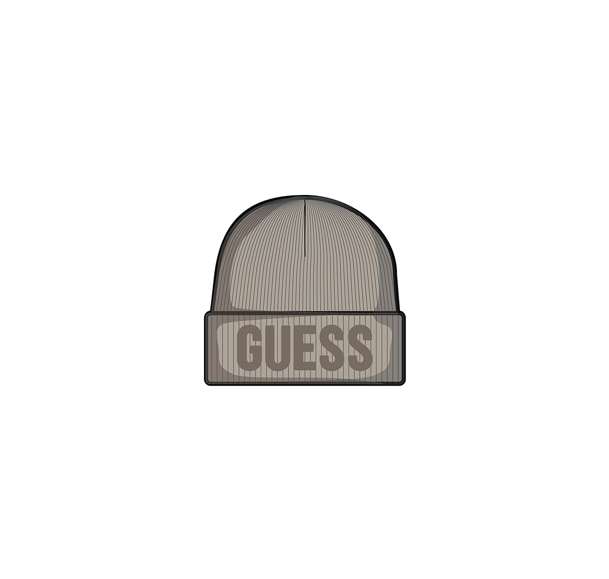 Детска шапка в зелен цвят с бродерия Guess