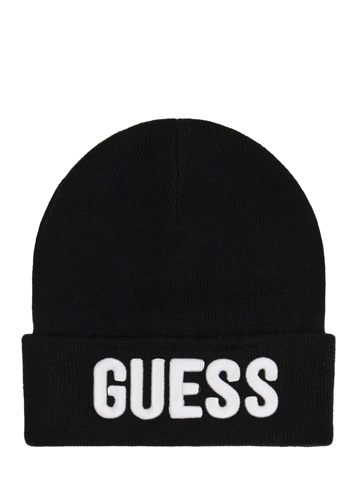 Детска шапка в черен цвят с бродерия Guess
