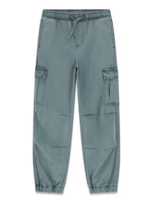 Детски карго панталон в тъмнозелен цвят Guess