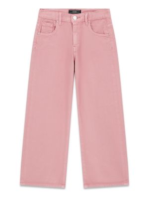 Детски дънки в розов цвят с щампа отзад Guess