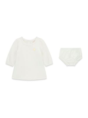 Бебешка рокля в бял цвят Guess