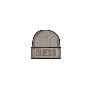 Детска шапка в зелен цвят с бродерия Guess